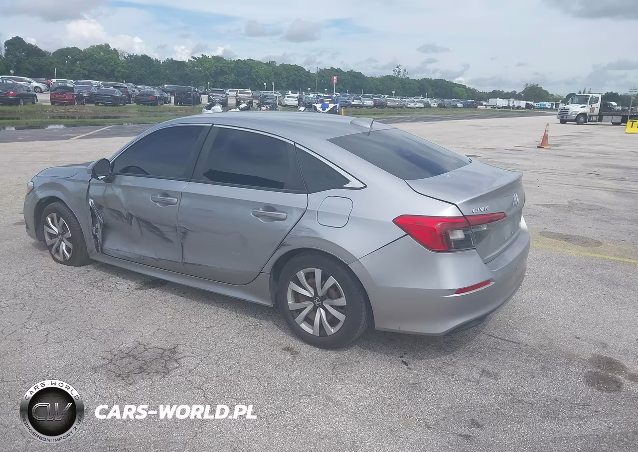 2022 Honda Civic Lx VIN:2HGFE2F28NH545951 - 3
