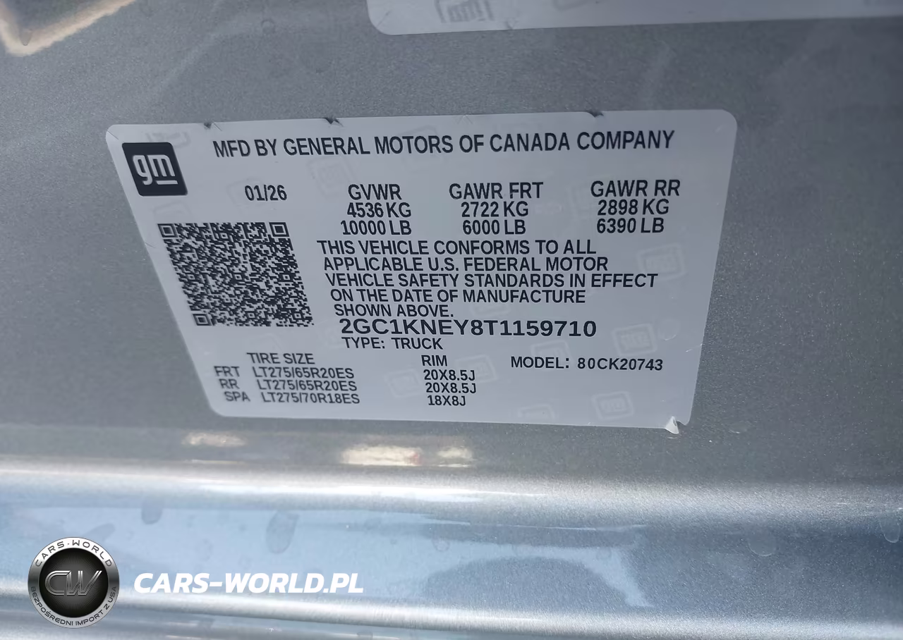 2026 Chevrolet Silverado 2500 Hd , Standard Bed, Lt, 4Wd VIN:2GC1KNEY8T1159710 - 9