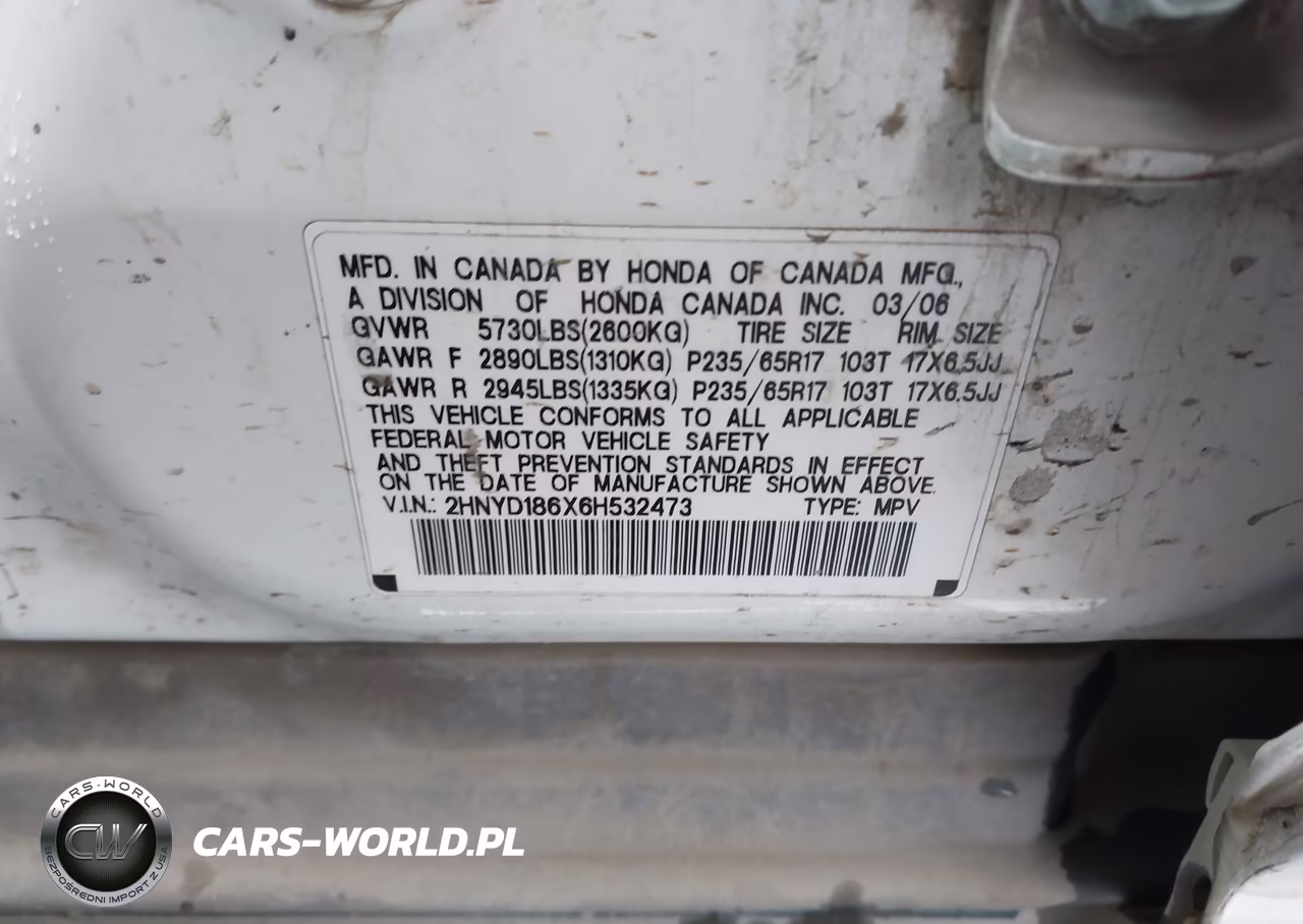 2006 Acura Mdx VIN:2HNYD186X6H532473 - 9