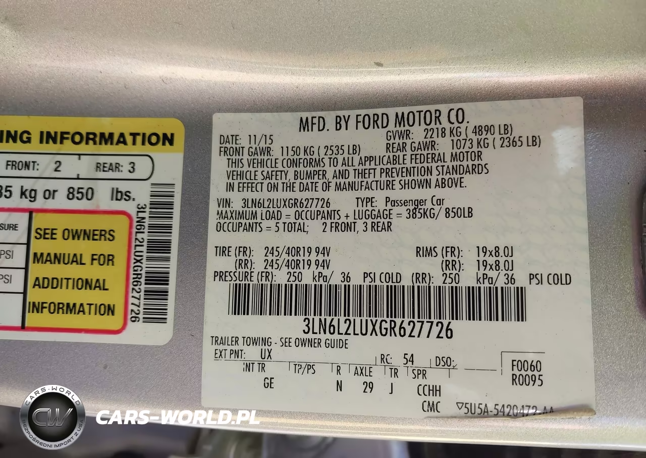 2016 Lincoln Mkz Hybrid VIN:3LN6L2LUXGR627726 - 9