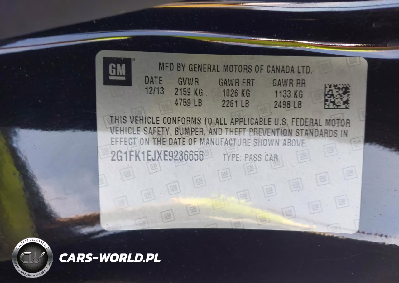 2014 Chevrolet Camaro 2Ss VIN:2G1FK1EJXE9236656 - 9