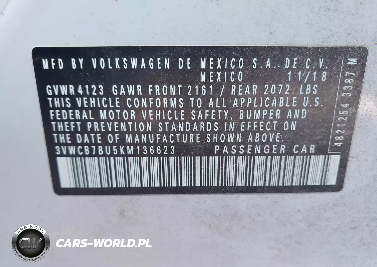2019 Volkswagen Jetta 1.4T R-Line-1.4T S-1.4T Se VIN:3VWCB7BU5KM136623 - 9