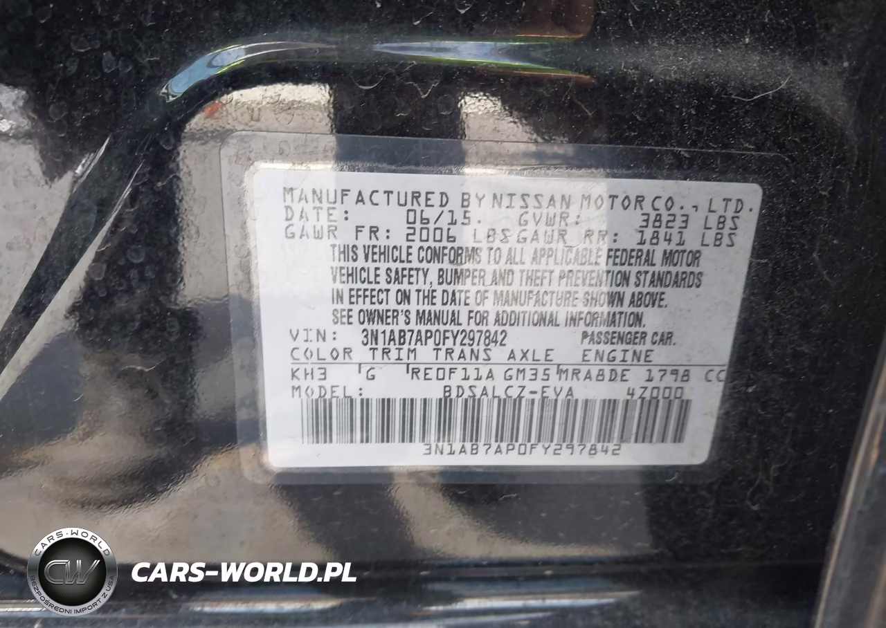 2015 Nissan Sentra S VIN:3N1AB7AP0FY297842 - 9