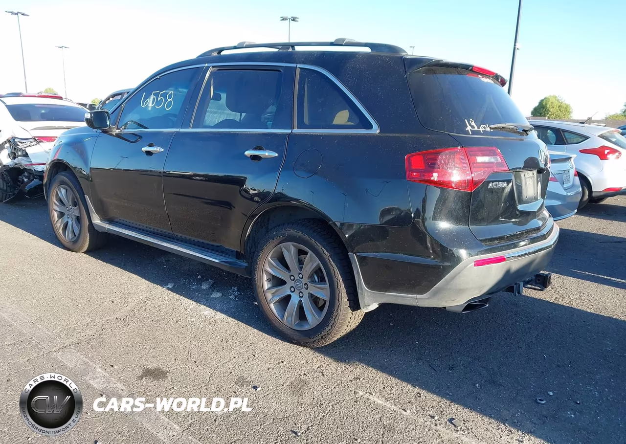 2012 Acura Mdx Advance Package VIN:2HNYD2H61CH531665 - 3