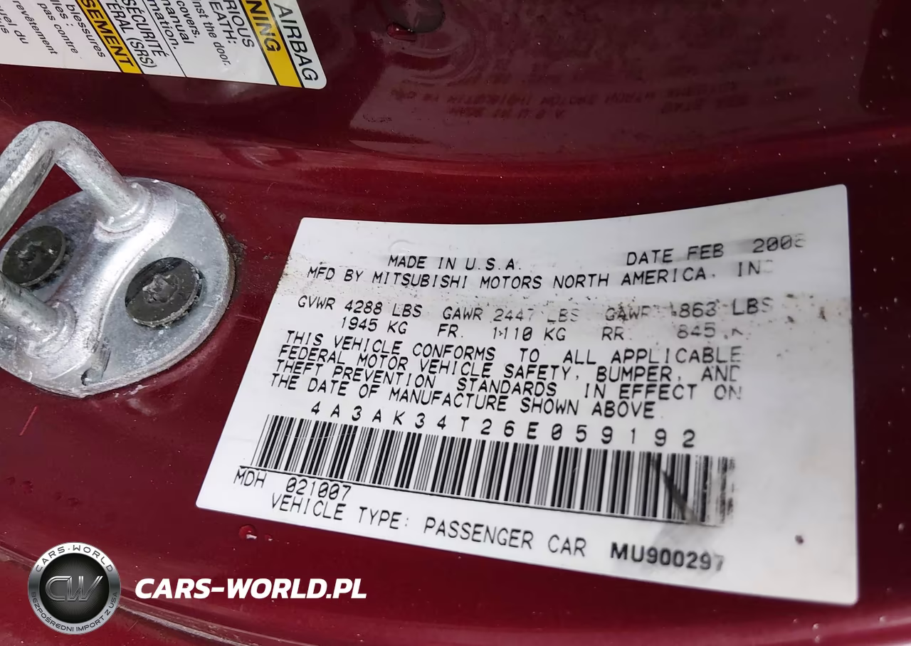 2006 Mitsubishi Eclipse Gt VIN:4A3AK34T26E059192 - 9