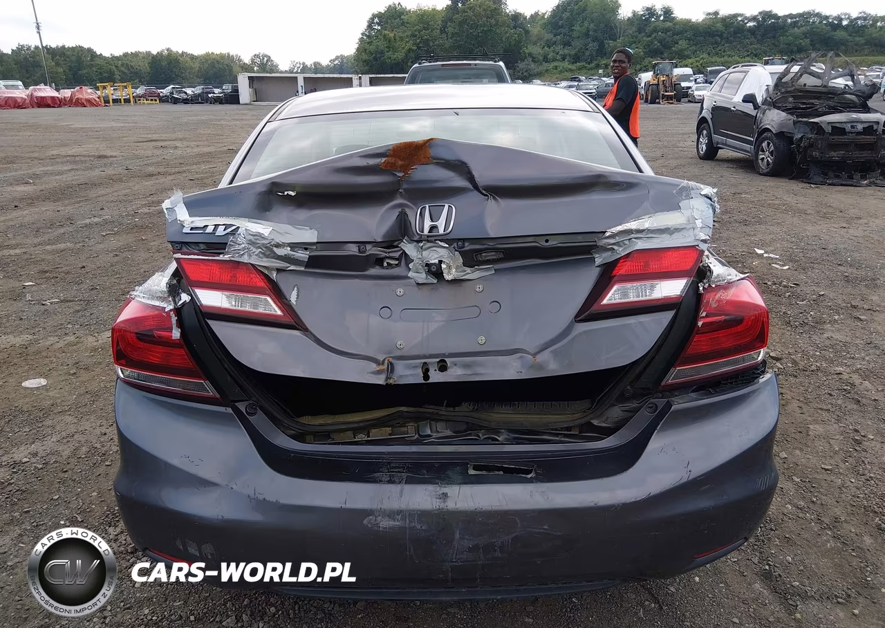2014 Honda Civic Lx VIN:2HGFB2F57EH514435 - 16