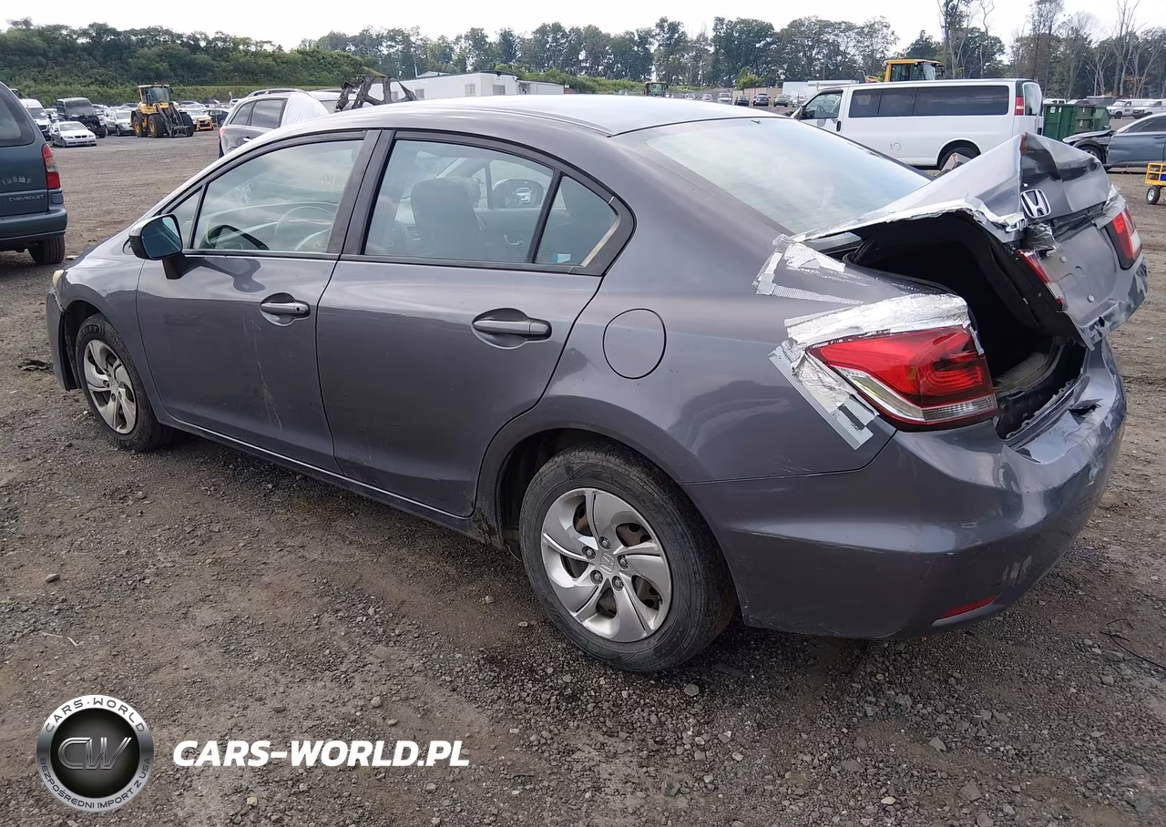 2014 Honda Civic Lx VIN:2HGFB2F57EH514435 - 3