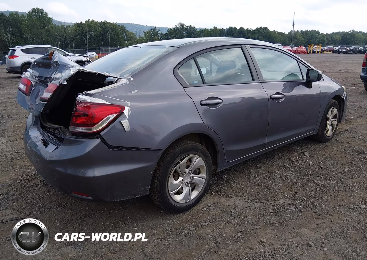 2014 Honda Civic Lx VIN:2HGFB2F57EH514435 - 4