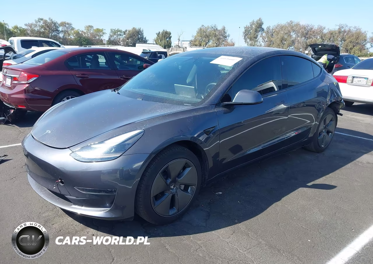 2021 Tesla Model 3 Standard Range Plus Rear-Wheel Drive VIN:5YJ3E1EA1MF083547 - 2