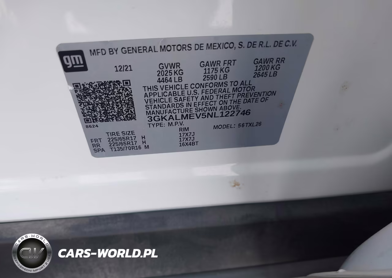 2022 GMC Terrain Fwd Sle VIN:3GKALMEV5NL122746 - 9