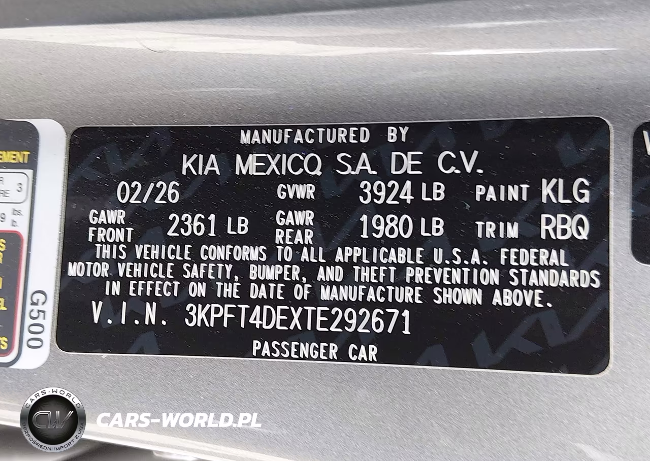 2026 Kia K4 Lxs VIN:3KPFT4DEXTE292671 - 9