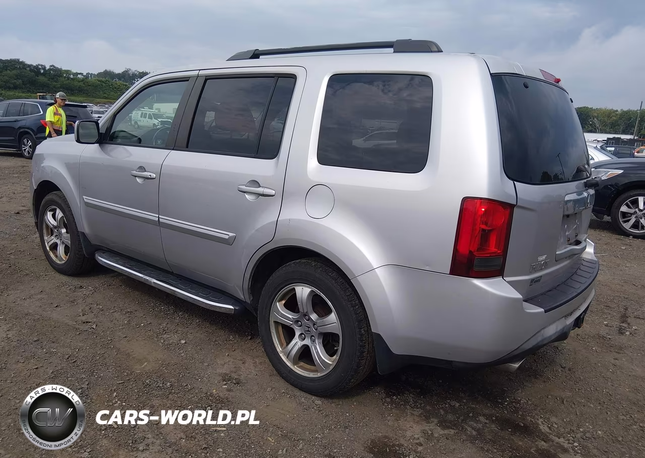 2012 Honda Pilot Ex-L VIN:5FNYF4H5XCB076369 - 3
