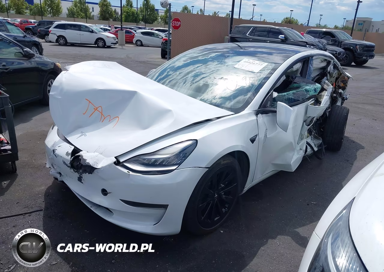 2021 Tesla Model 3 Standard Range Plus Rear-Wheel Drive VIN:5YJ3E1EA1MF856761 - 2