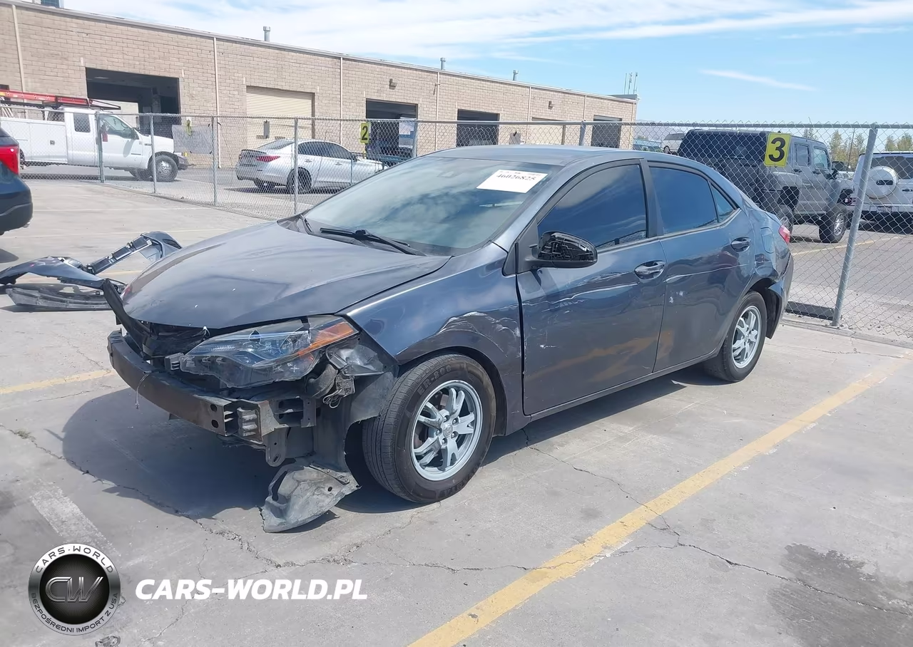 2017 Toyota Corolla Le VIN:5YFBURHE4HP639565 - 2