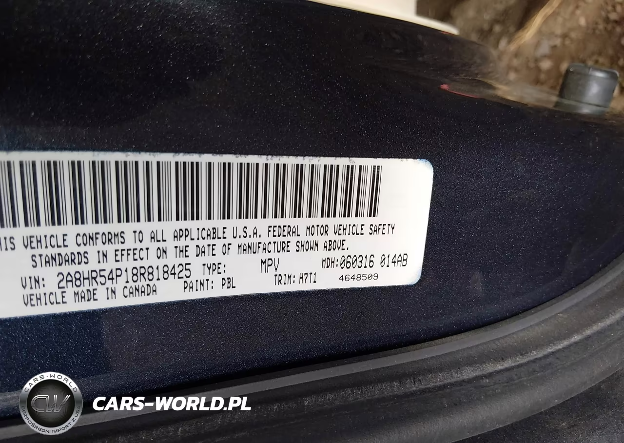2008 Chrysler Town & Country Touring VIN:2A8HR54P18R818425 - 9