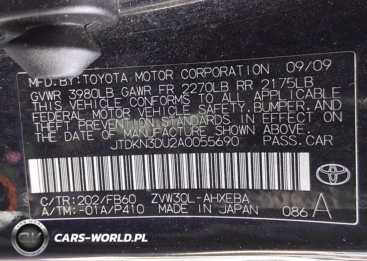 2010 Toyota Prius Iii VIN:JTDKN3DU2A0055690 - 9