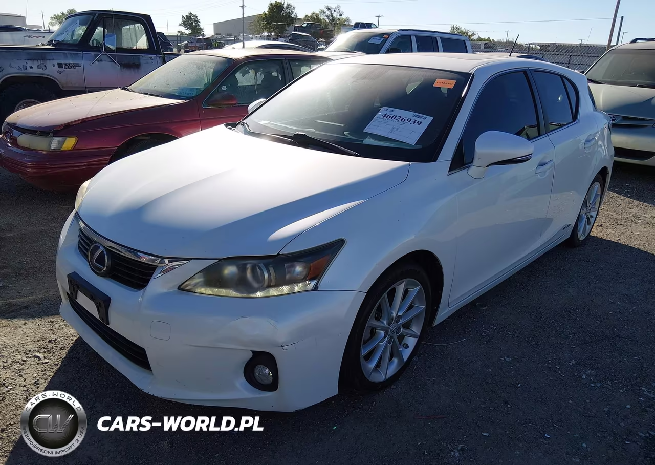 2012 Lexus Ct 200H Premium VIN:JTHKD5BH2C2093978 - 2