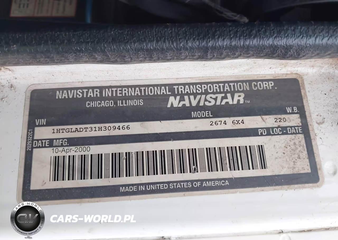 2001 International 2000 2674 VIN:1HTGLADT31H309466 - 8