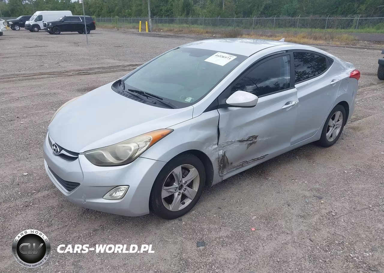 2012 Hyundai Elantra Gls VIN:5NPDH4AE9CH121015 - 2