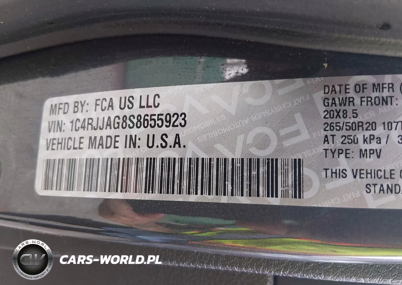 2025 Jeep Grand Cherokee L Altitude 4X2 VIN:1C4RJJAG8S8655923 - 9