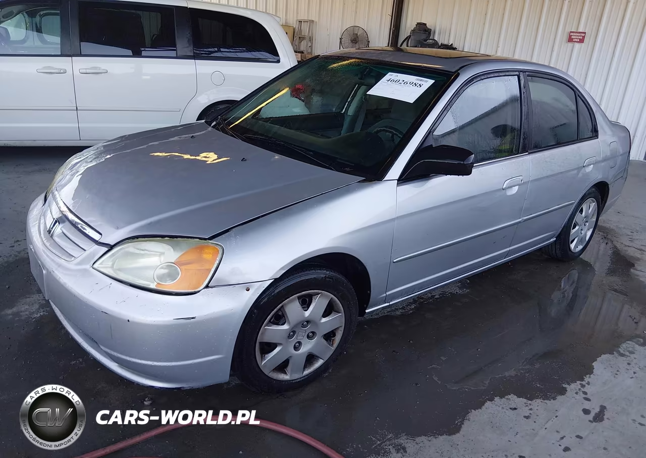 2001 Honda Civic Ex VIN:1HGES25701L059567 - 2