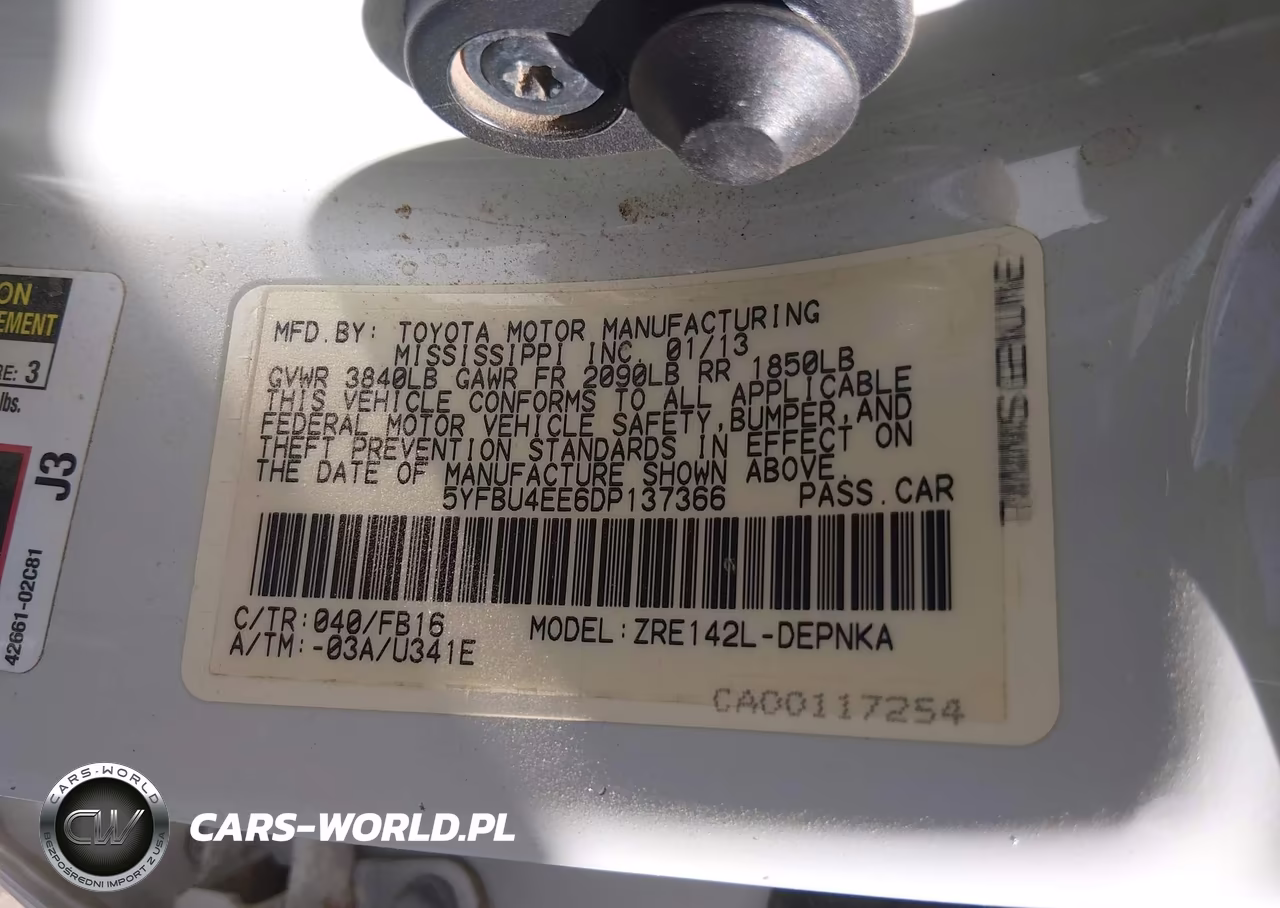 2013 Toyota Corolla Le VIN:5YFBU4EE6DP137366 - 9