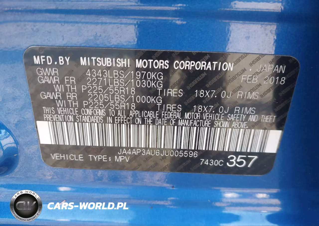 2018 Mitsubishi Outlander Sport 2.0 Es VIN:JA4AP3AU6JU005596 - 9