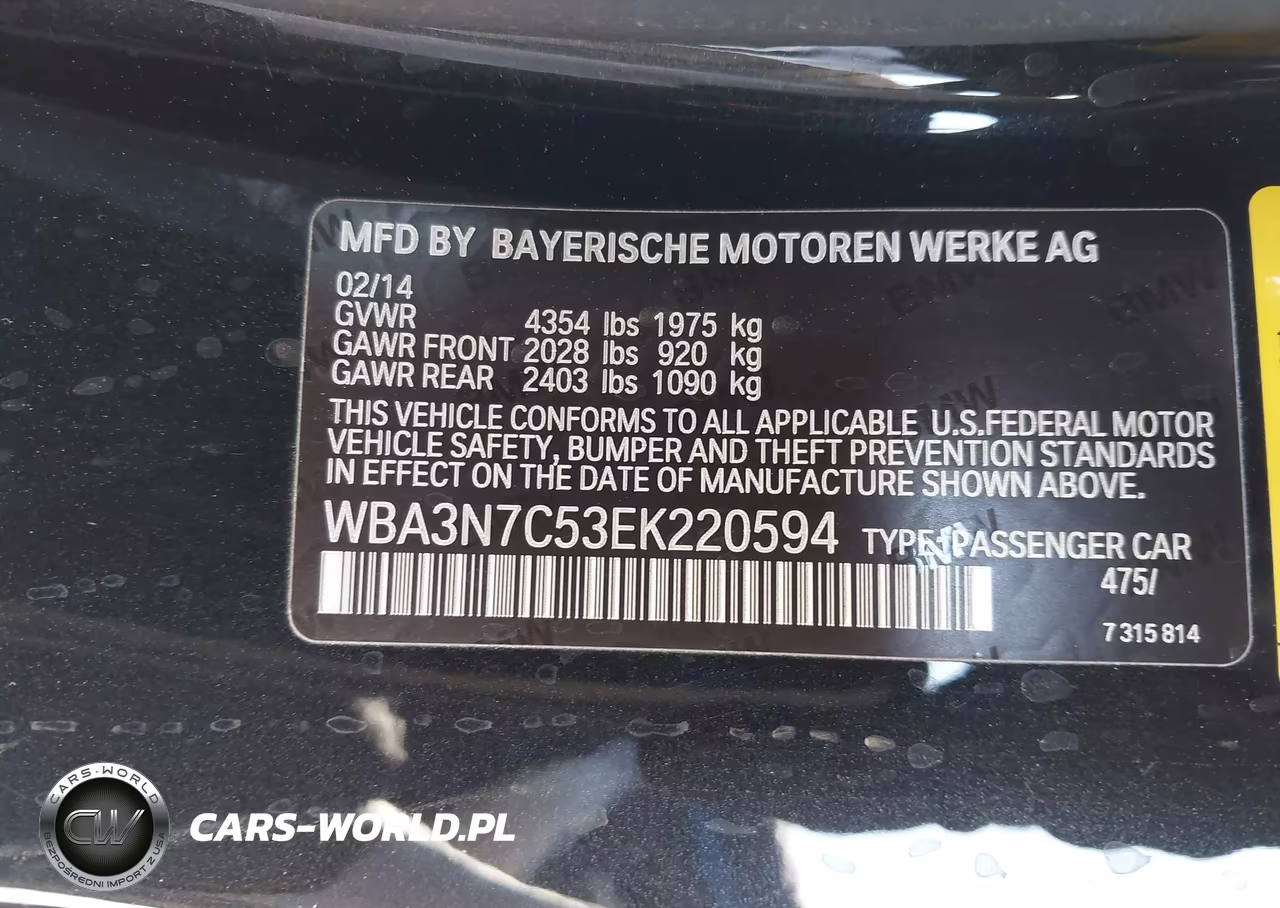 2014 BMW 428I VIN:WBA3N7C53EK220594 - 9