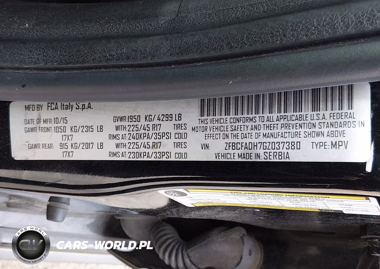 2016 Fiat 500L Trekking VIN:ZFBCFADH7GZ037380 - 9