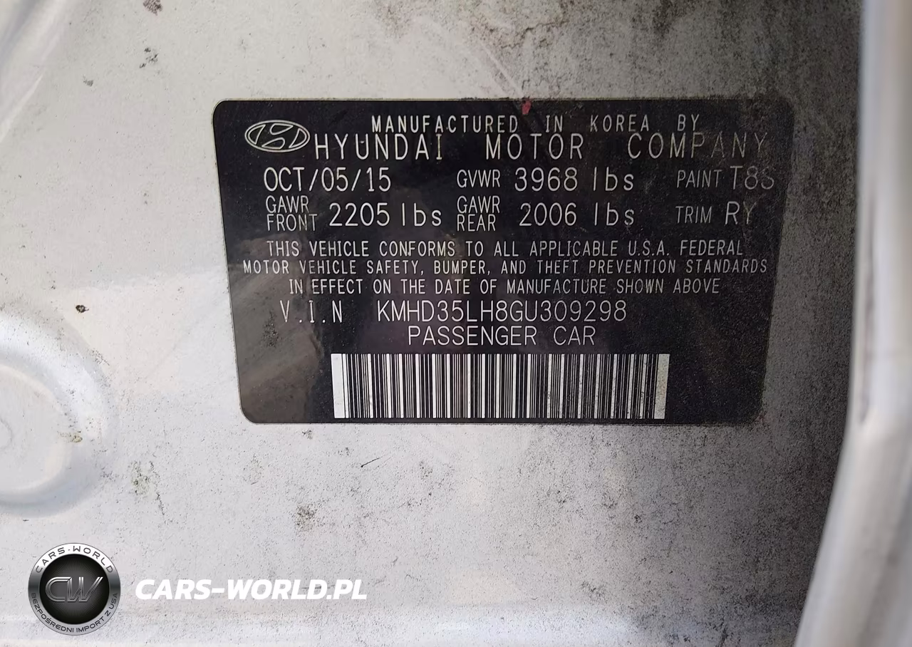 2016 Hyundai Elantra Gt VIN:KMHD35LH8GU309298 - 9