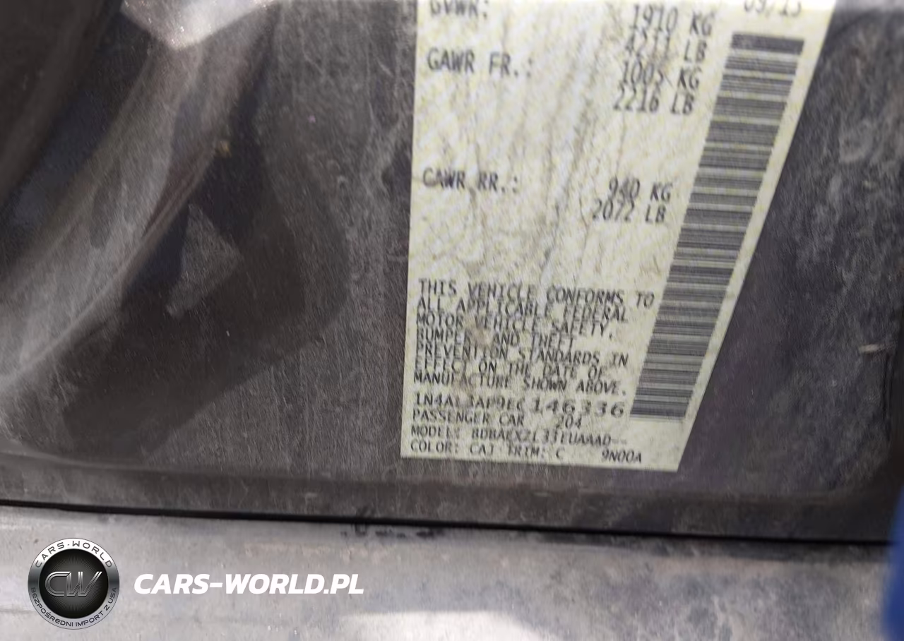 2014 Nissan Altima 2.5 Sl VIN:1N4AL3AP9EC146336 - 9