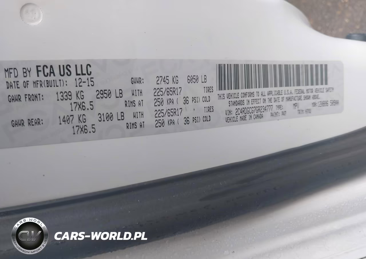 2016 Dodge Grand Caravan Sxt VIN:2C4RDGCG7GR234777 - 9