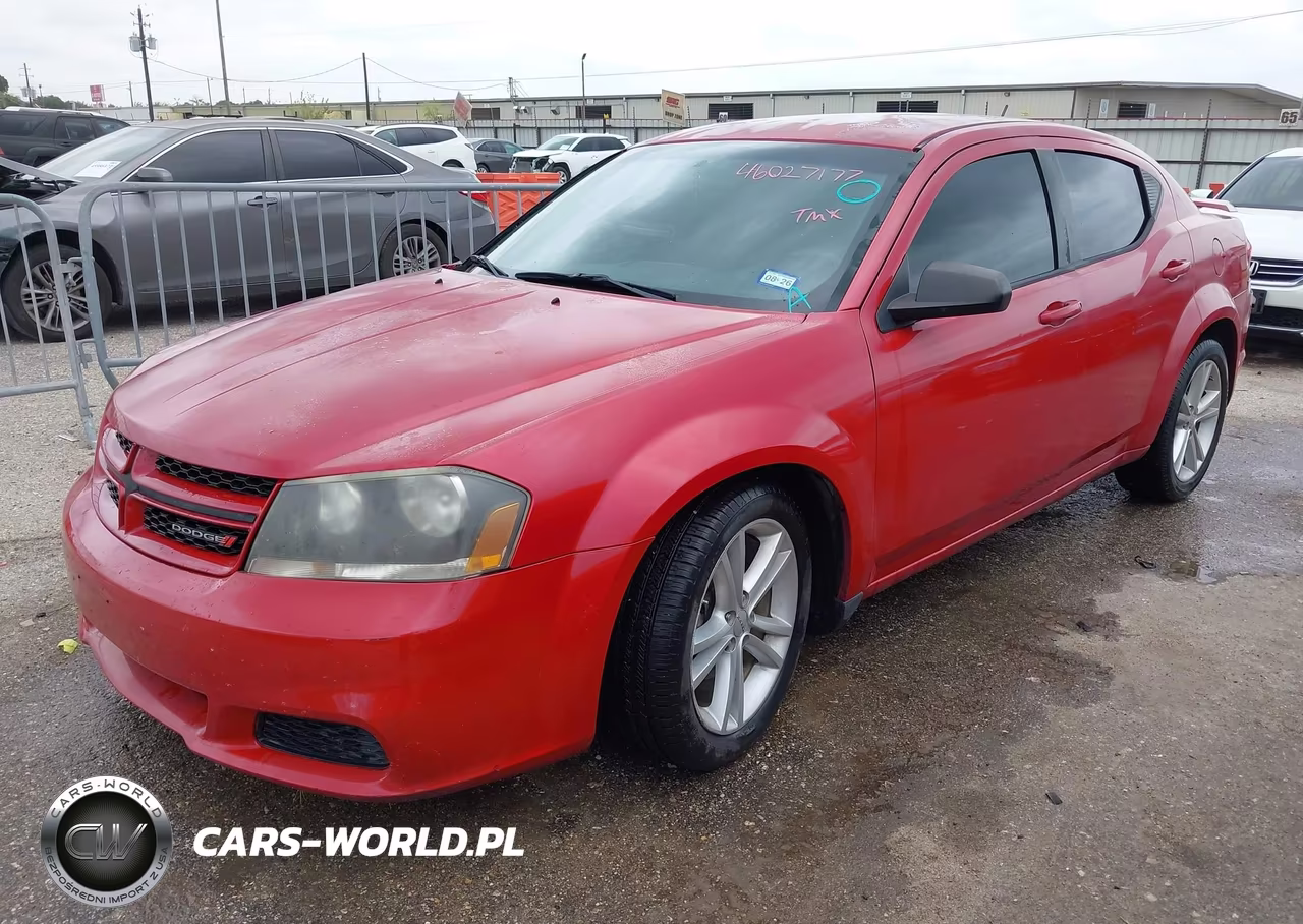 2014 Dodge Avenger Se VIN:1C3CDZAB0EN174168 - 2