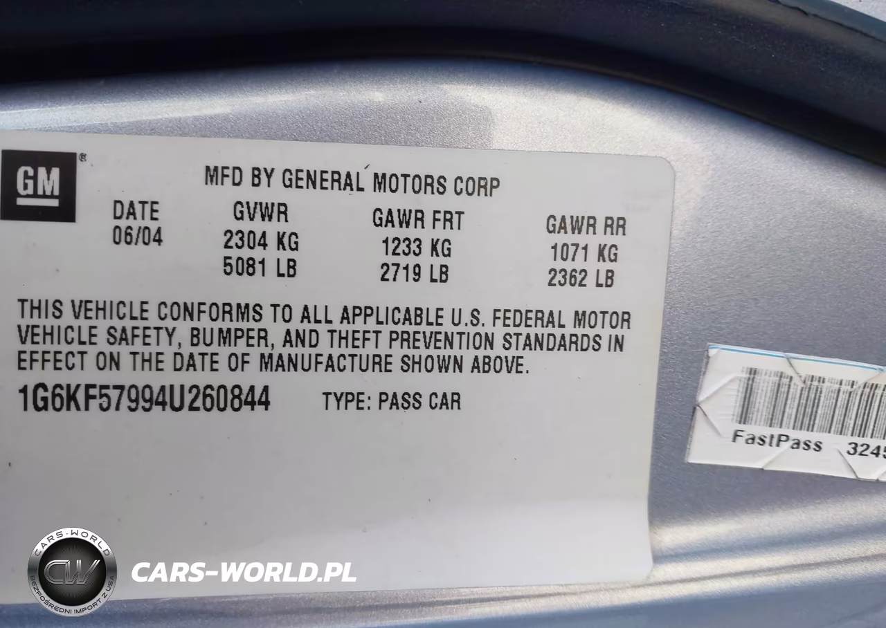 2004 Cadillac Deville Dts VIN:1G6KF57994U260844 - 9