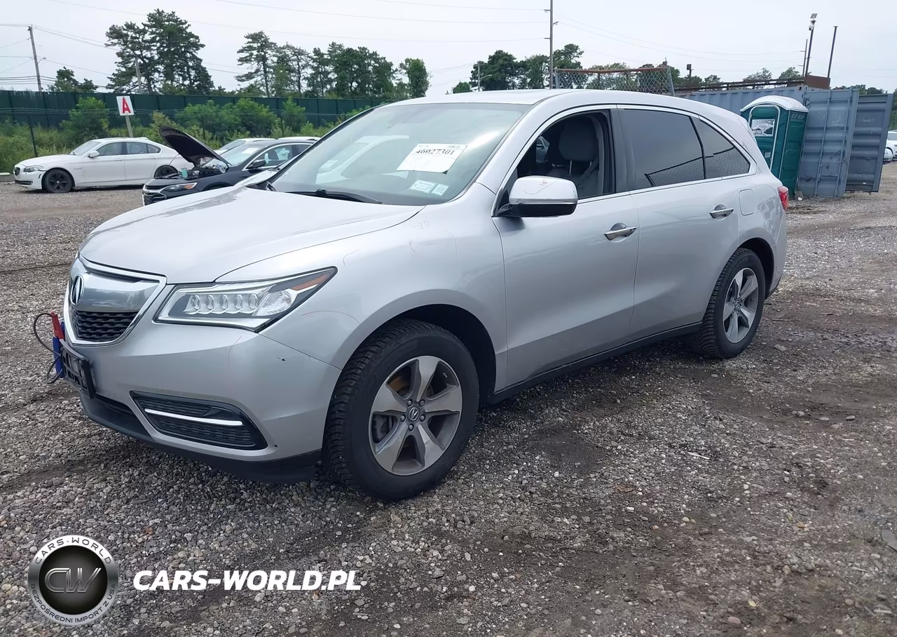 2015 Acura Mdx VIN:5FRYD4H27FB016547 - 2