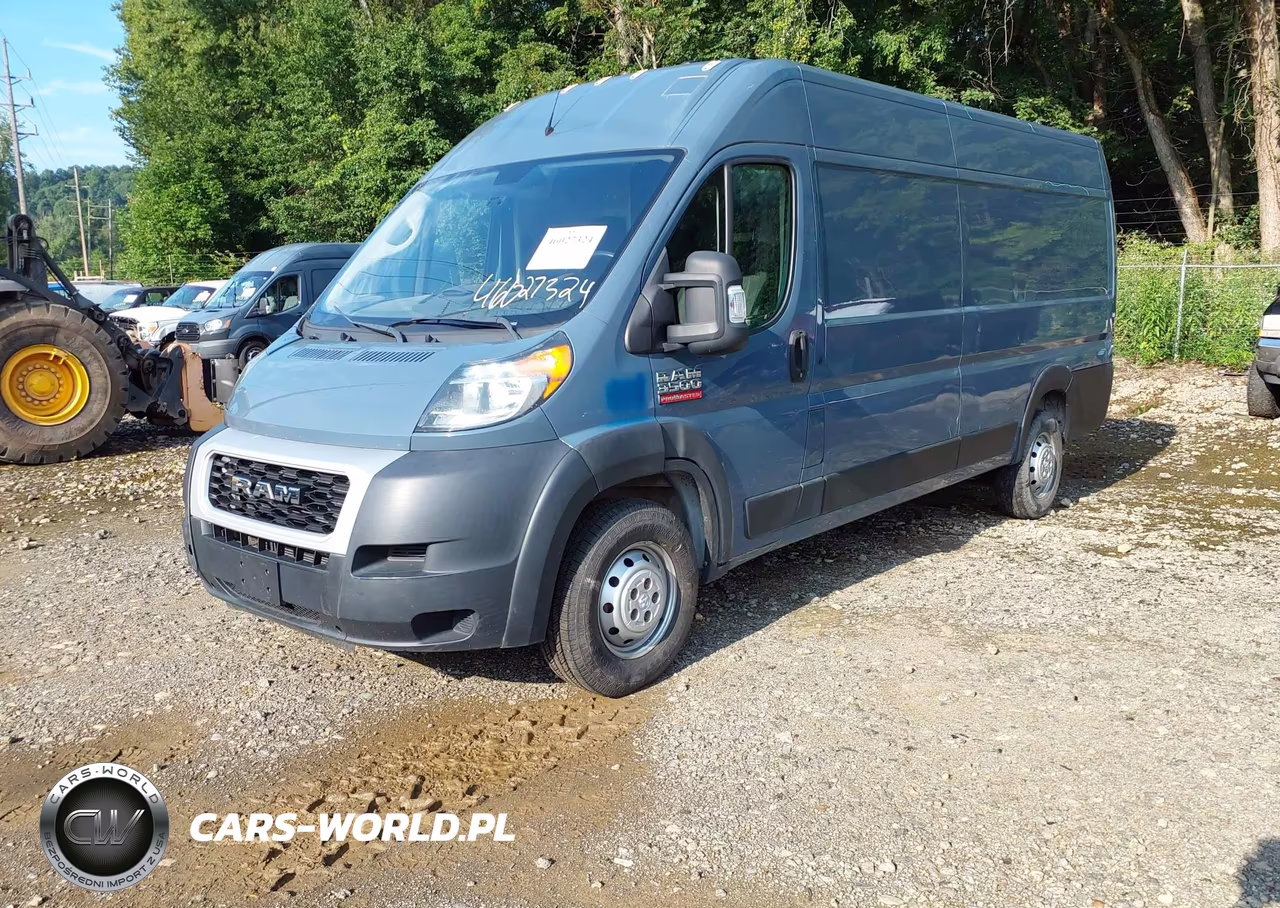 2019 Ram Promaster 3500 Cargo Van High Roof 159 Wb Ext VIN:3C6URVJG3KE551508 - 2