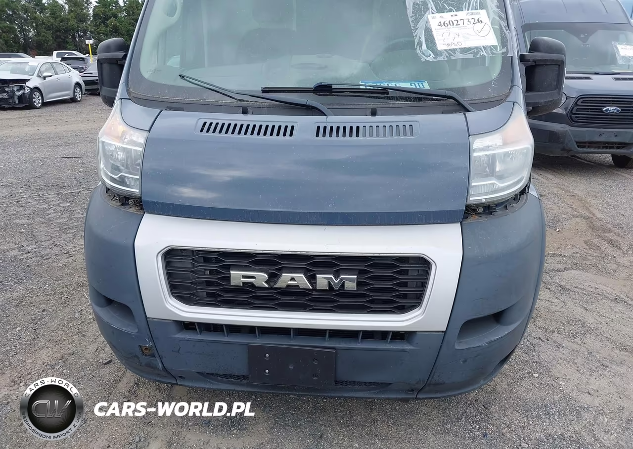 2019 Ram Promaster 3500 Cargo Van High Roof 159 Wb Ext VIN:3C6URVJG6KE541796 - 13