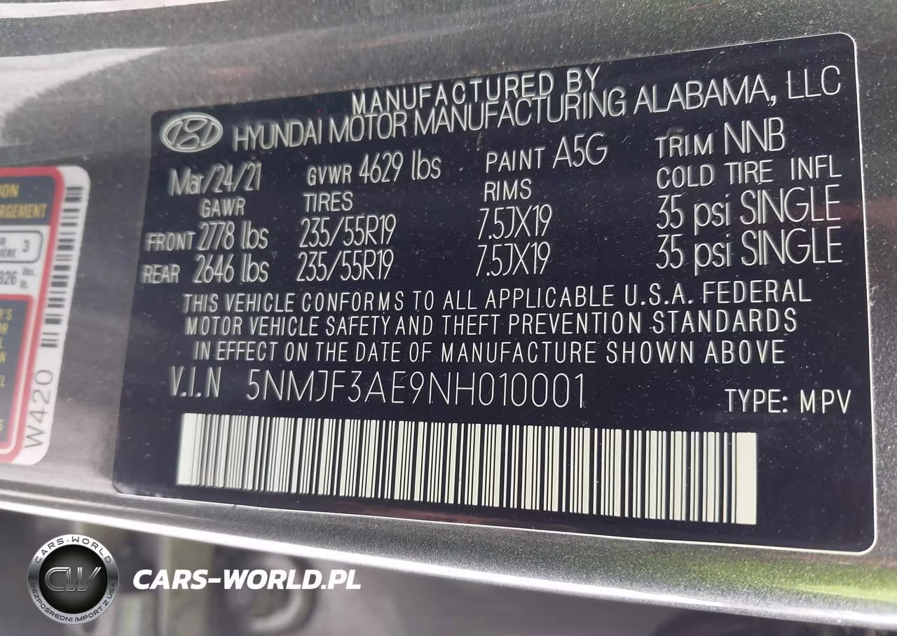 2022 Hyundai Tucson Sel VIN:5NMJF3AE9NH010001 - 9