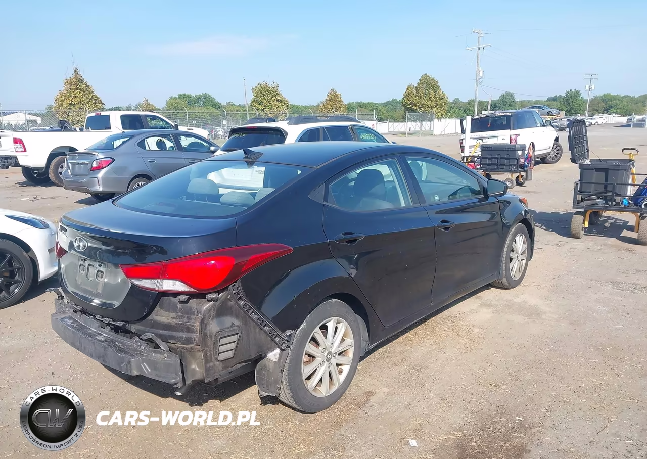 2014 Hyundai Elantra Se VIN:KMHDH4AE8EU179671 - 4