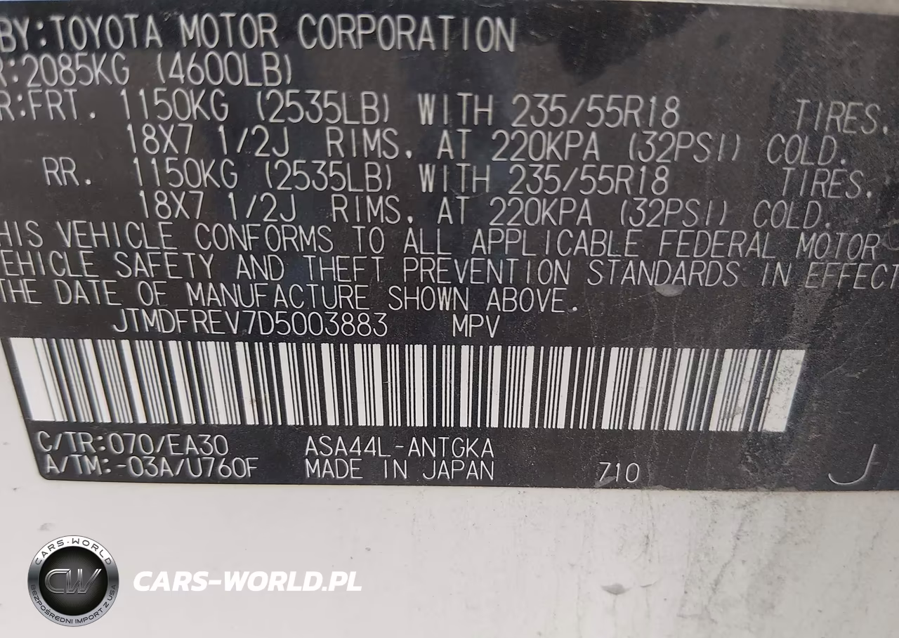 2013 Toyota Rav4 Limited VIN:JTMDFREV7D5003883 - 9