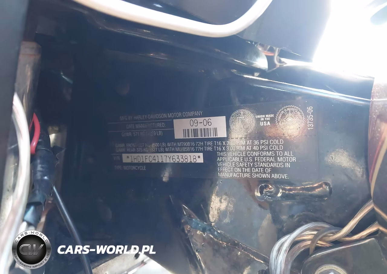 2007 Harley-Davidson Flhtcui VIN:1HD1FC4117Y633818 - 10