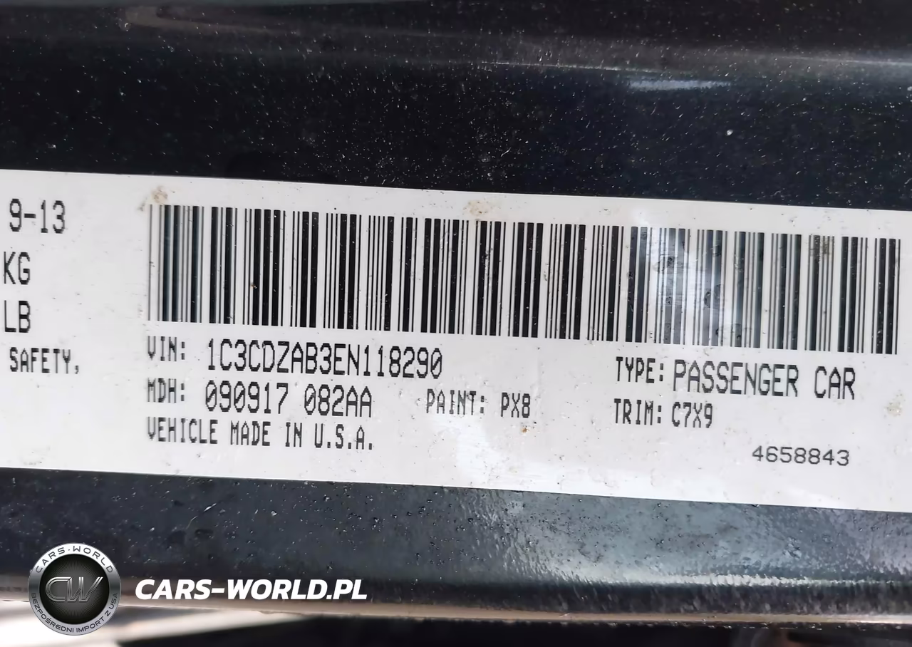 2014 Dodge Avenger Se VIN:1C3CDZAB3EN118290 - 9