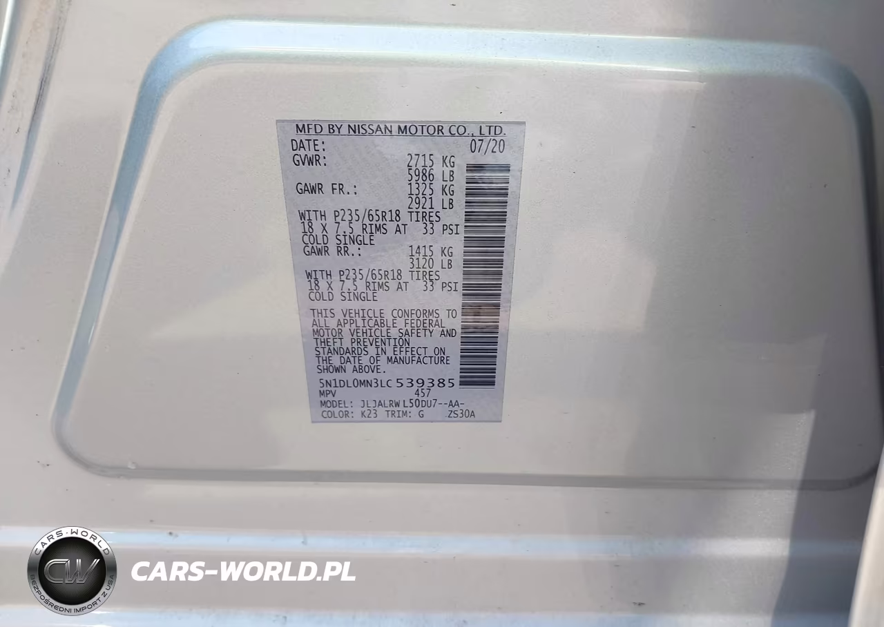 2020 Infiniti Qx60 Luxe VIN:5N1DL0MN3LC539385 - 9