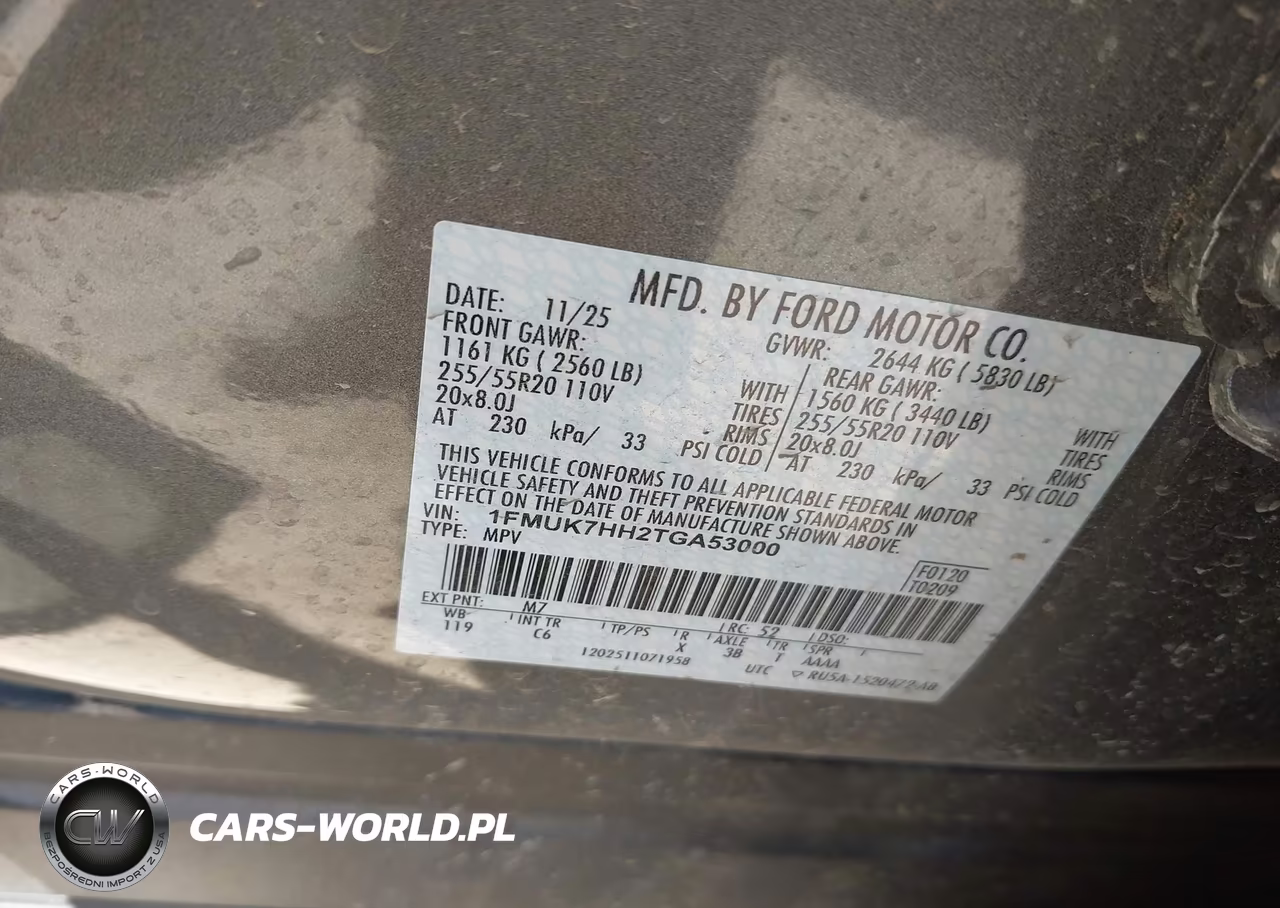 2026 Ford Explorer Platinum VIN:1FMUK7HH2TGA53000 - 9