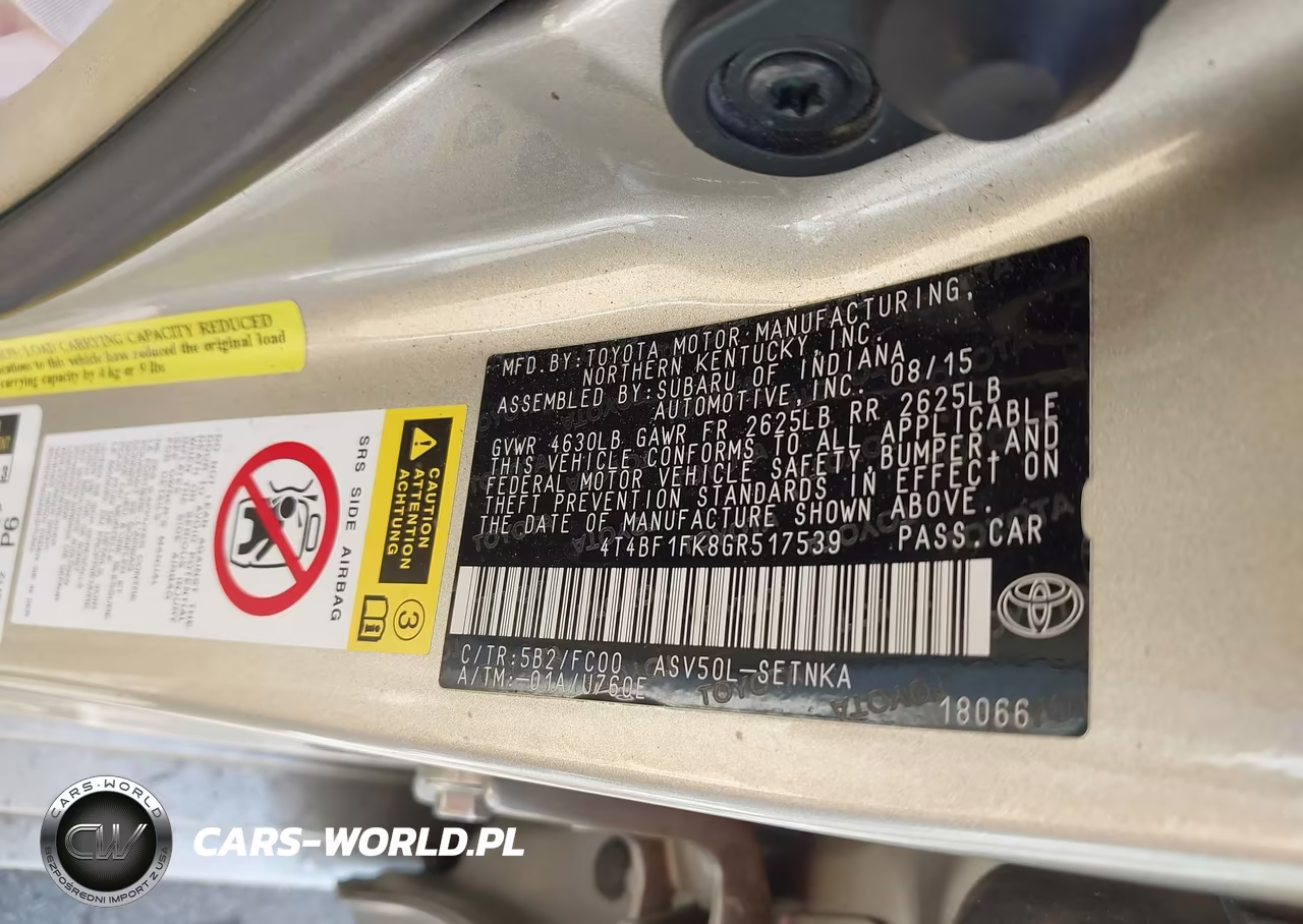 2016 Toyota Camry Le VIN:4T4BF1FK8GR517539 - 9