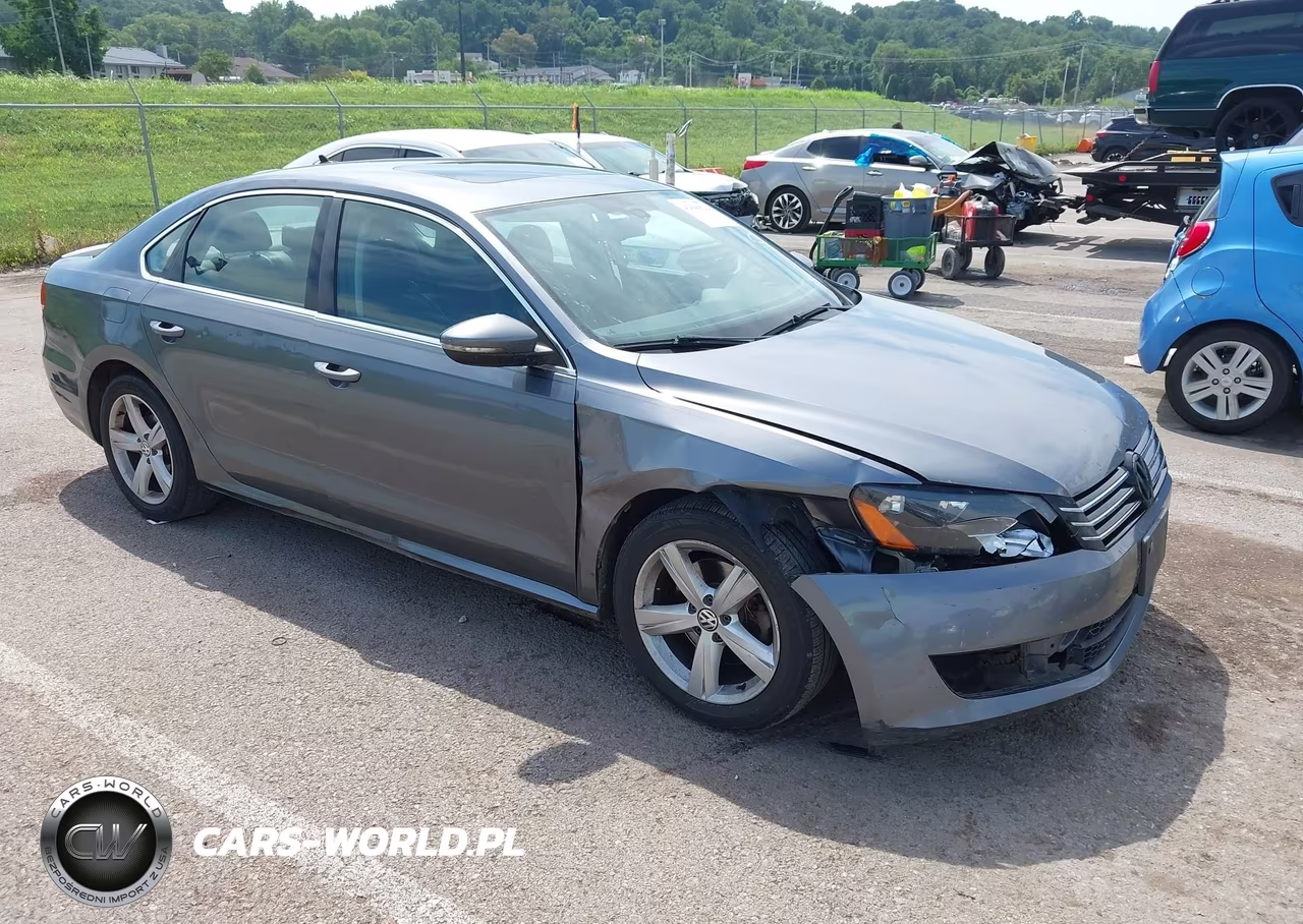 2012 Volkswagen Passat 2.5L Se VIN:1VWBH7A39CC049510 - 1