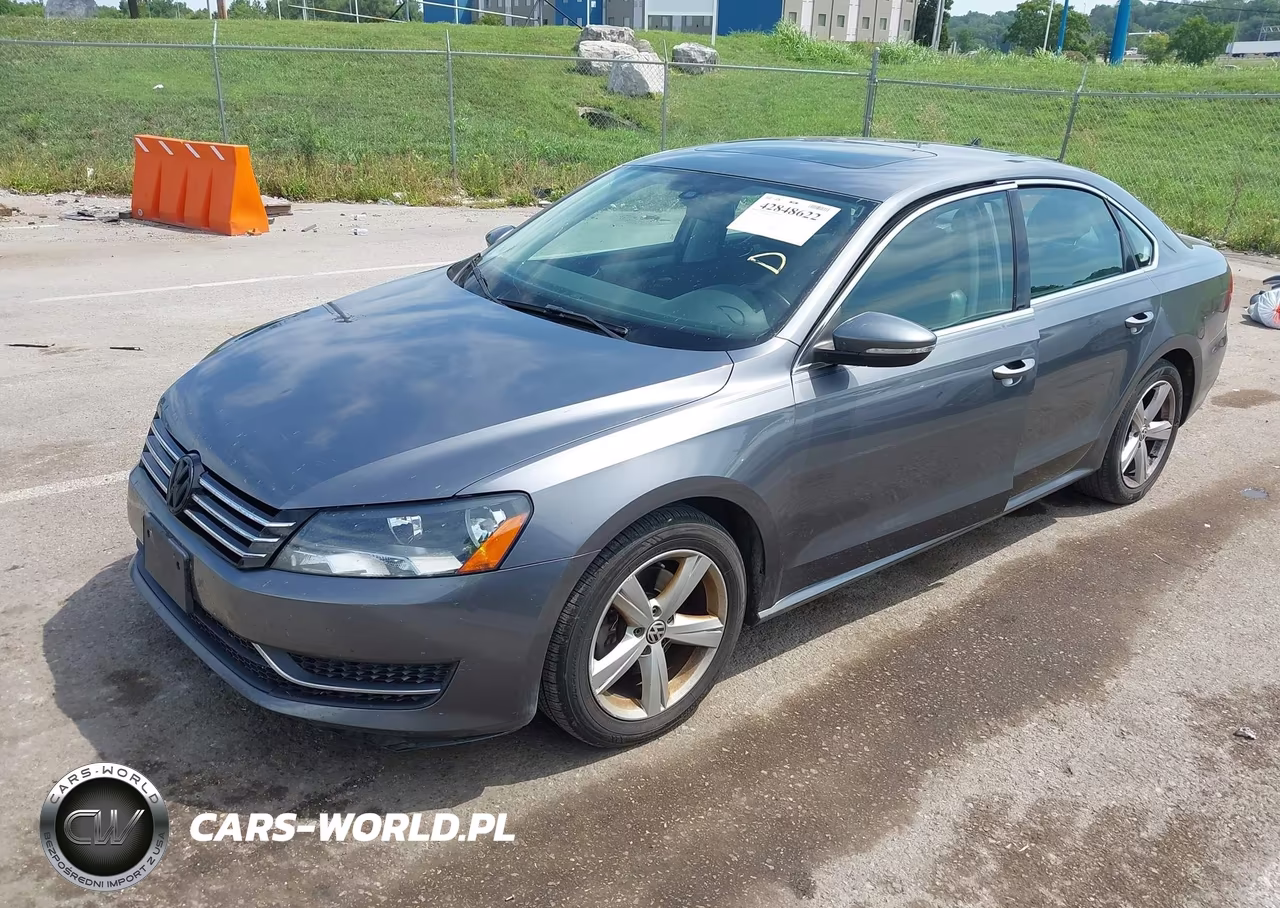 2012 Volkswagen Passat 2.5L Se VIN:1VWBH7A39CC049510 - 2