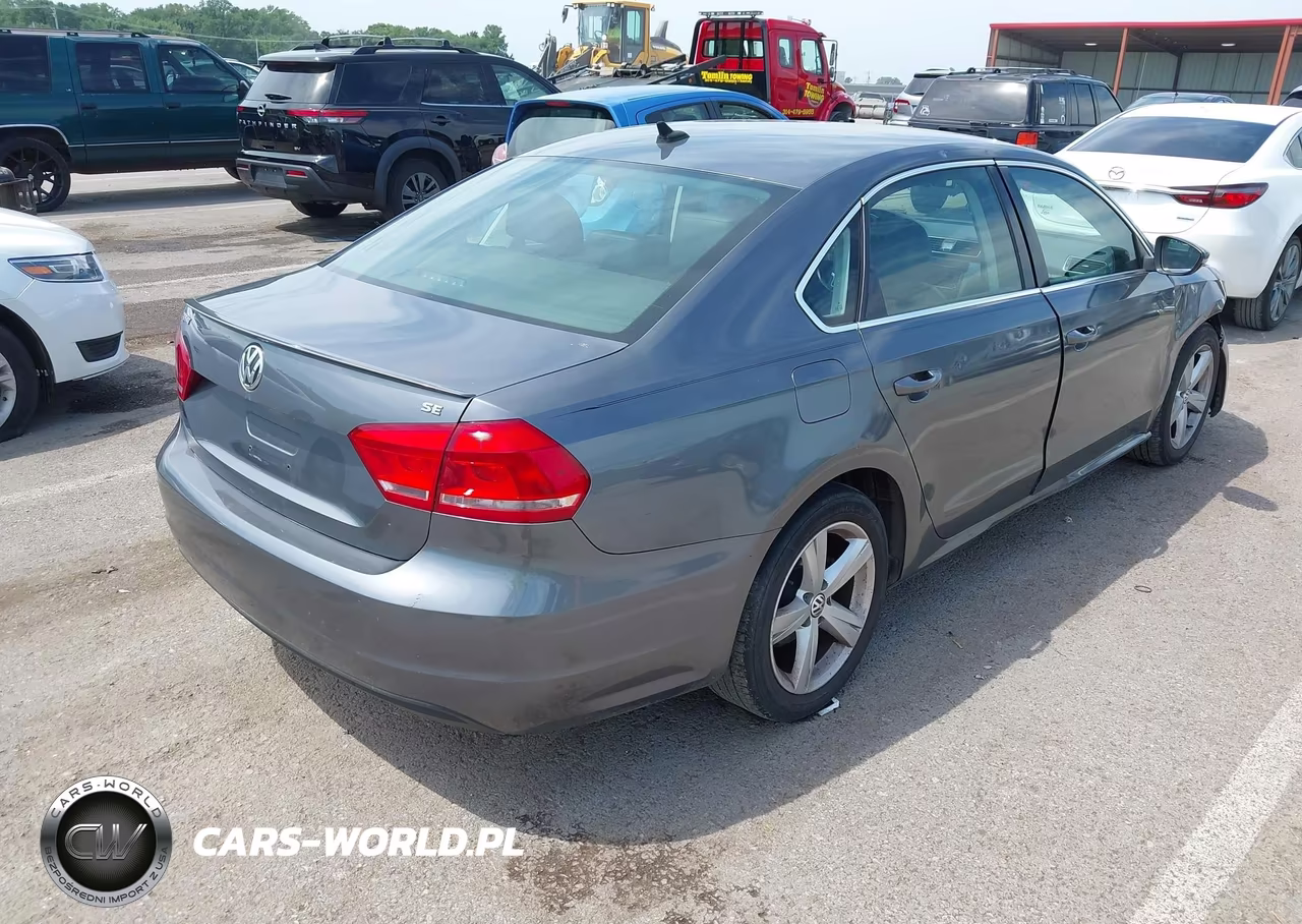 2012 Volkswagen Passat 2.5L Se VIN:1VWBH7A39CC049510 - 4