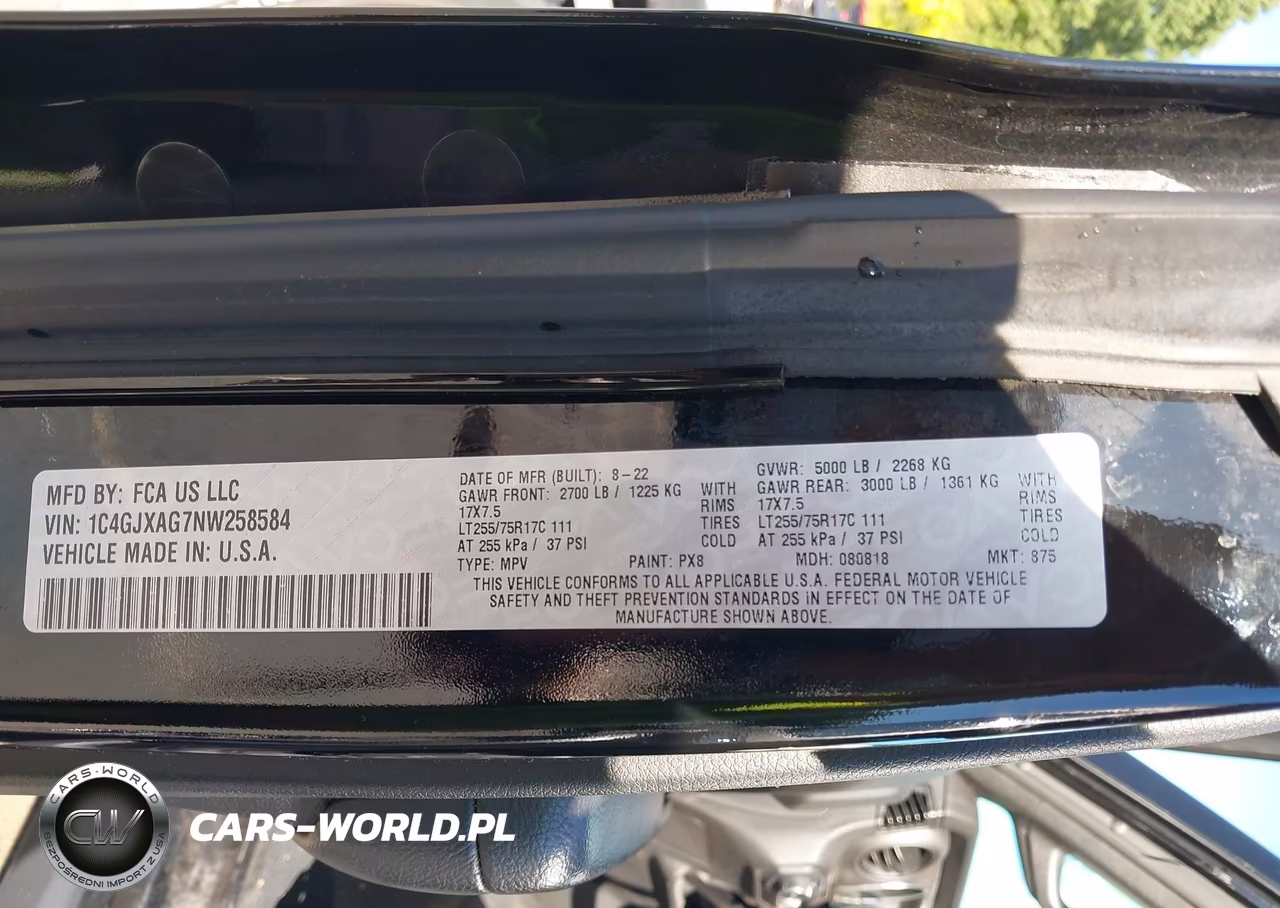 2022 Jeep Wrangler Willys 4X4 VIN:1C4GJXAG7NW258584 - 9