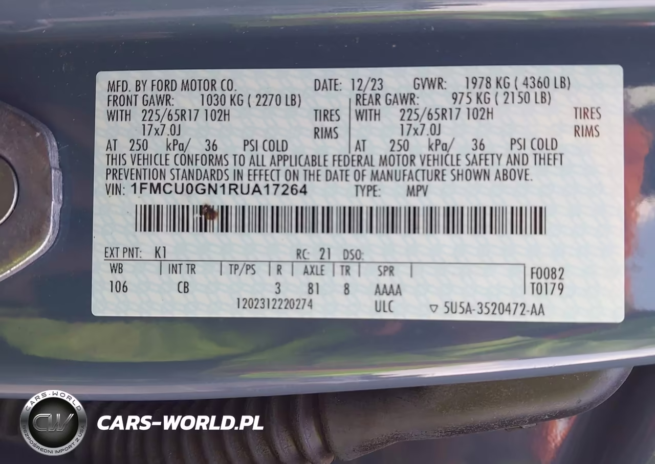 2024 Ford Escape Active VIN:1FMCU0GN1RUA17264 - 9